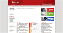 Desktop Screenshot of governet.com.br