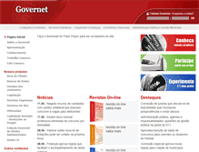 Tablet Screenshot of governet.com.br